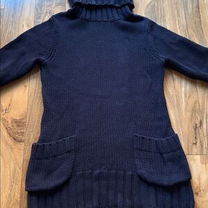 Navy Blue Turtleneck Sweater